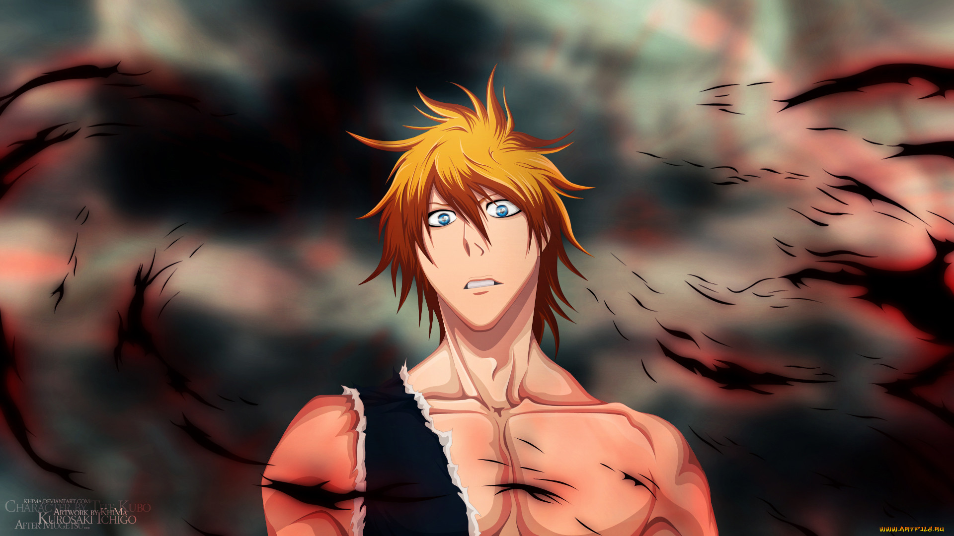 Обои kurosaki ichigo Аниме Bleach, обои для рабочего стола, фотографии  kurosaki, ichigo, аниме, bleach Обои для рабочего стола, скачать обои  картинки заставки на рабочий стол.